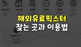 해외유료픽스터 VS 국내픽스터의 차이 및 해외픽스터 찾는 법