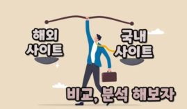 해외사이트와 국내사설사이트 비교 분석 해보기